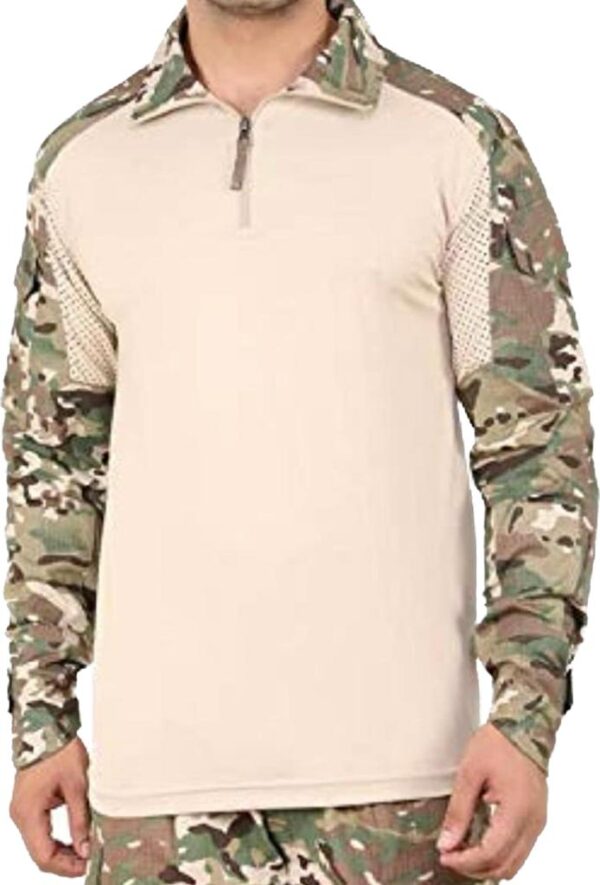 TACTICAL T-SHIRT F/S US PRINT N DESERT GREEN RIBSTOP A PREMIUM SPG SERIES PRODUCT - Image 2