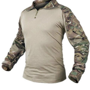 TACTICAL T-SHIRT F/S US PRINT N DESERT GREEN RIBSTOP A PREMIUM SPG SERIES PRODUCT