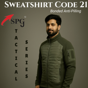 TACTICAL SWEAT SHIRT F/S BONDED OG ANTIPILLING CODE 21