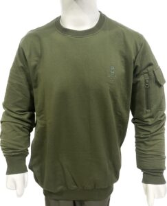 TACTICAL SWEATSHIRT R/N PURE COTTON FLEECE (WARCOP)