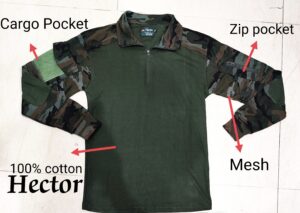 Tactical T-Shirt F/S pure cotton ( Hector)
