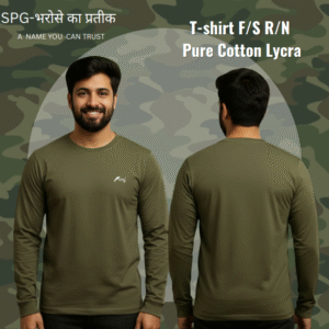 T-shirt F/S R/N Pure Cotton Lycra (A SPG SERIES PRODUCT)