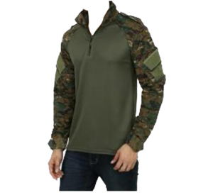 Tactical T-Shirt F/S Collar OG/Yodha Print